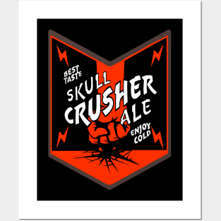 Deep Rock Galactic - Skull Crusher Ale Beer Logo Posters and Art